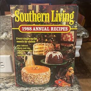 Southern Living 1988 Annual Report Recipes Hardback Cookbook